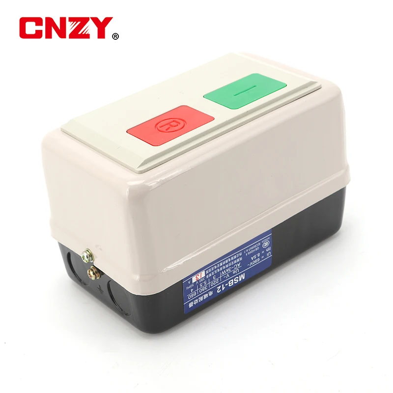 Button control switch QCX8/MSB-9-12-25 electromagnetic starter overload protection three-phase 380V/220V magnetic starter