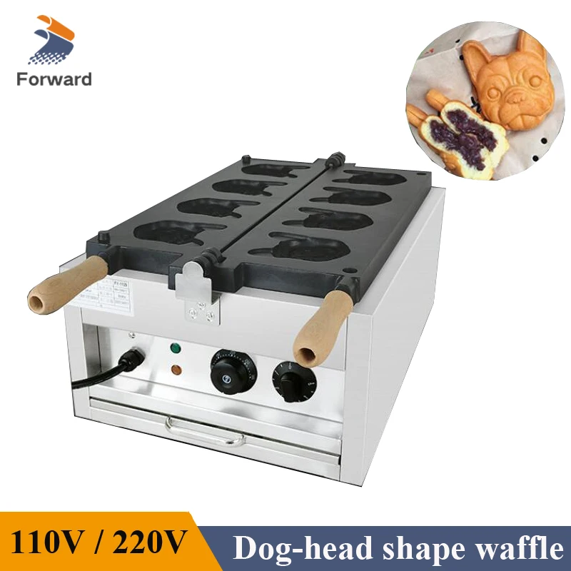 

Electric Dog Head Shaped Waffle Machine NEW Amimal Cute Dog Bread Oven Cartoon Bulldog Waffle maker