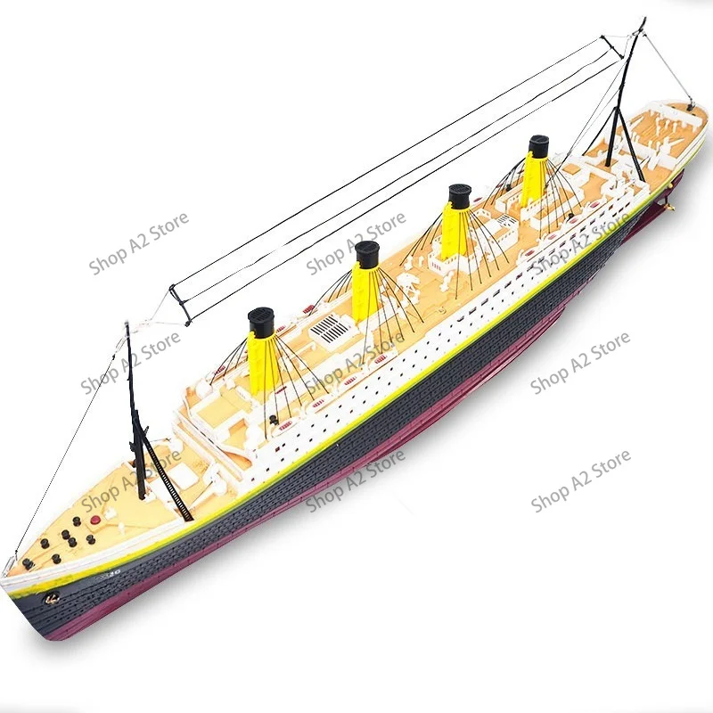 Huge Remote Control Boat Model Classic Boat Model Remote Control Toy 81 CM (32 Inch) Light Simulation