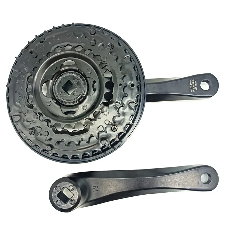 Shimano Tourney MTB Cranset FC-TY501 42-34-24T Square Hole Crankset 3x6/7/8 Speed 18/21/24s Bike Crankset UN101