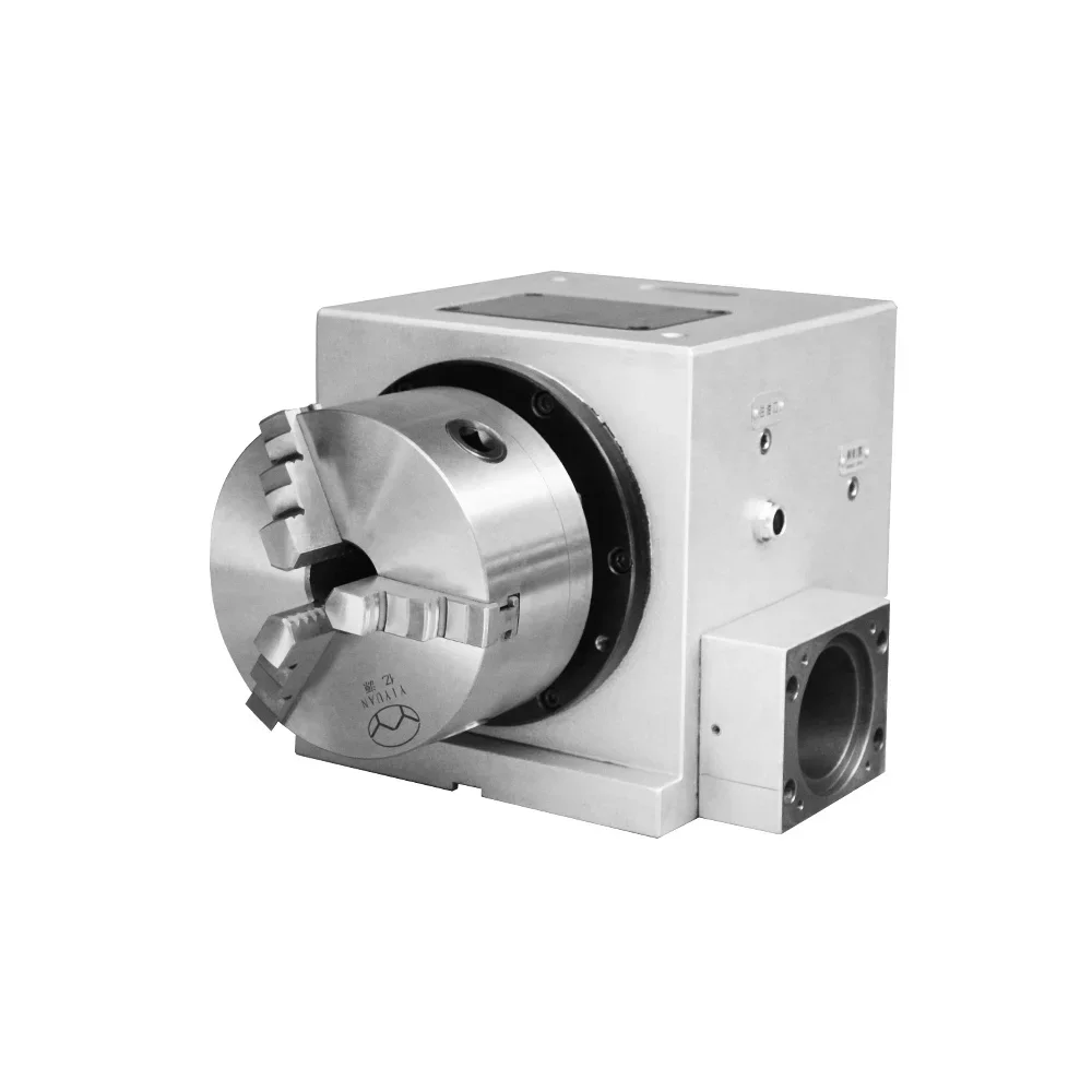 CNC indexing head, indexing plate, servo, stepper motor automatic rotary turntable, CNC machining center four-axis