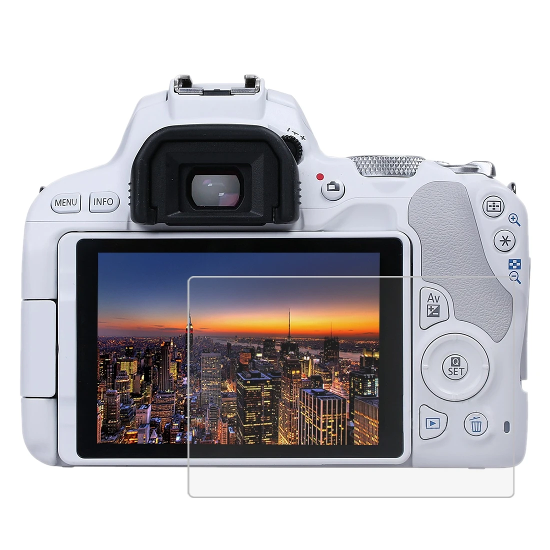PULUZ 2.5D 9H Tempered Glass Film for Canon EOS 200D / 200D II, Compatible with Canon KISS X9 / EOS Rebel SL2, Panasonic S1H