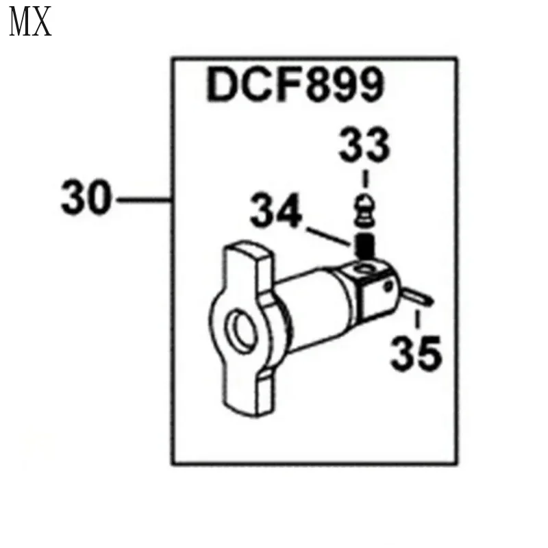 Water Splash-proof Device for DCF899 N415874 DCF899B DCF899M1 DCF899P1 DCF89 9P2 Power Tool Components