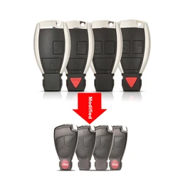 jingyuqin Modified Car Key Shell Case Cover For Mercedes Benz B C E ML S CLK CL Replacement Smart Car Key Shell 2/3/4 Buttons