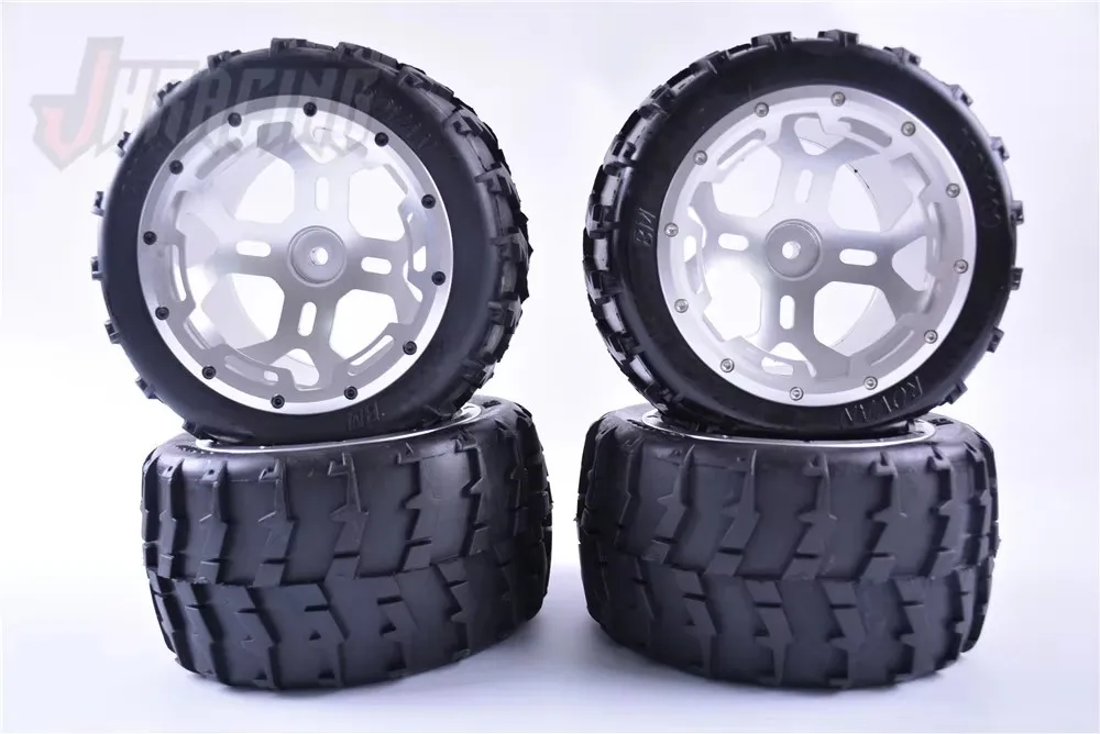 

Обработка колес из алюминиевого сплава с ЧПУ, колесо в сборе для 1/5 ROFUN BM5 FG Monster RC автомобиля 200*100 мм