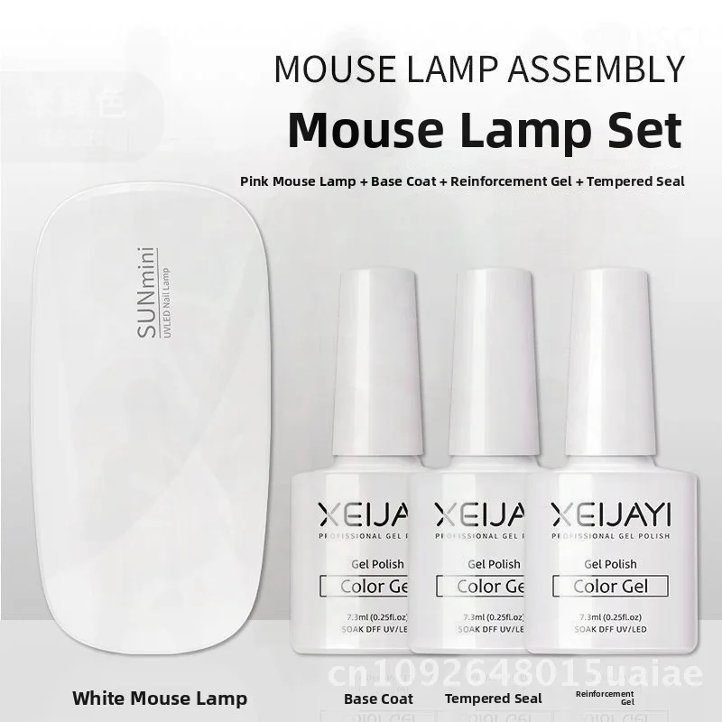 Portable Nail Light Phototherapy Mini Mouse Design USB Powered Quick-Drying UV Lamp for Home And Dormitory Use