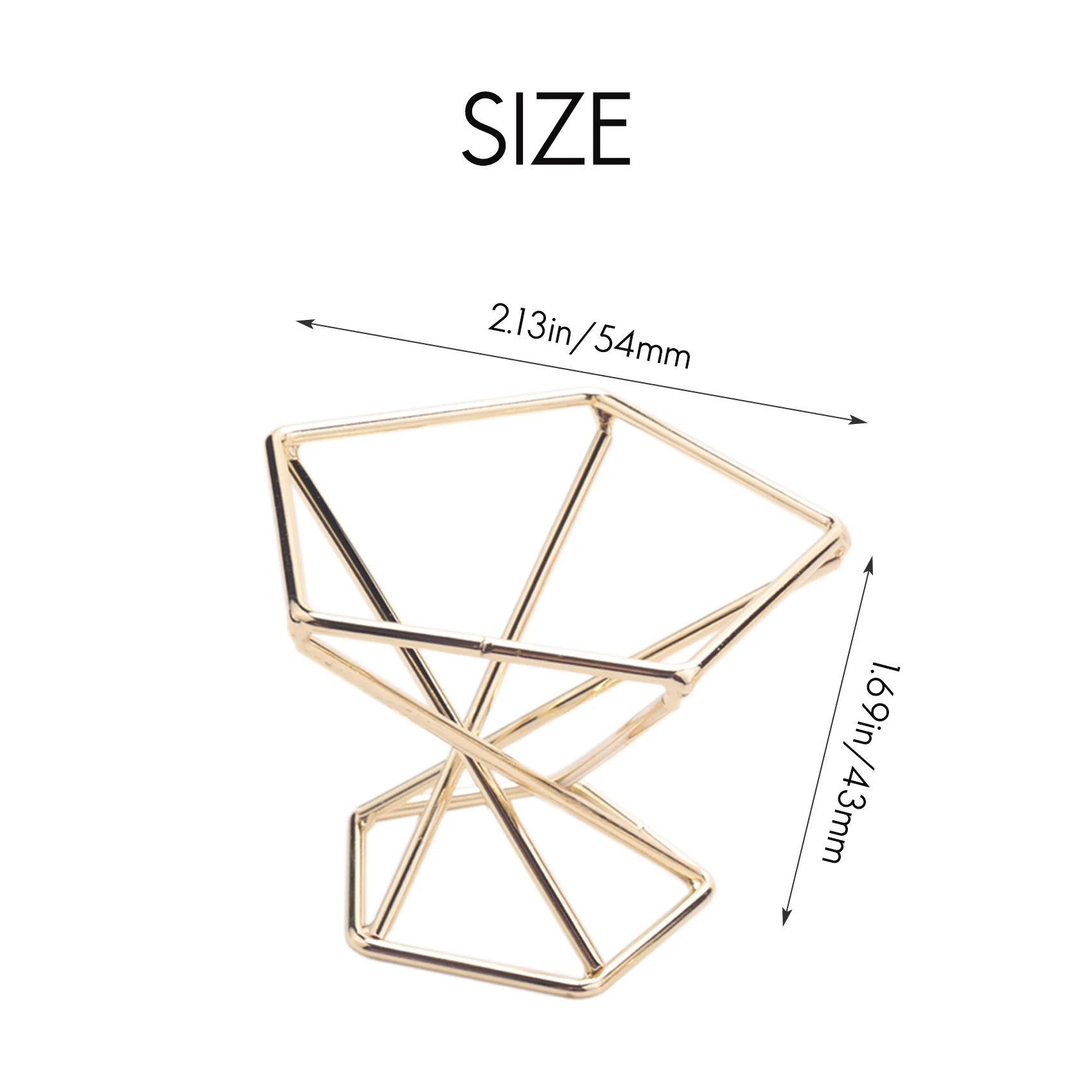 Soporte geométrico para plantas de aire, estante de Metal para plantas, estantes para macetas, decoración Himmeli, contenedores de Tillandsia, 3 uds.