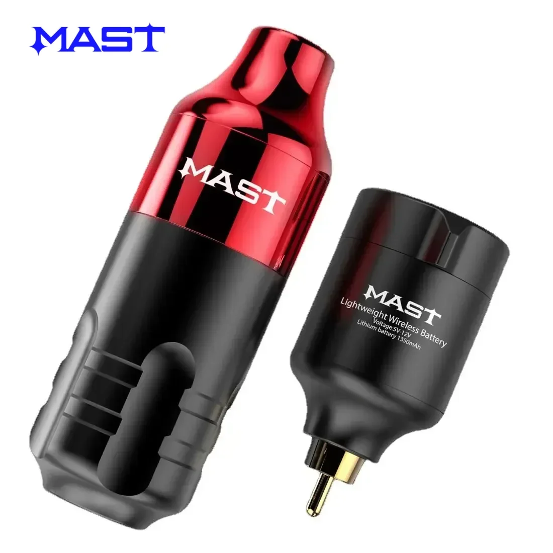 

Mast Tour RCA Шнур Роторная ручка для татуировки Машина для перманентного макияжа с беспроводной быстрой зарядкой Мач RCA Набор перезаряжаемых батарей