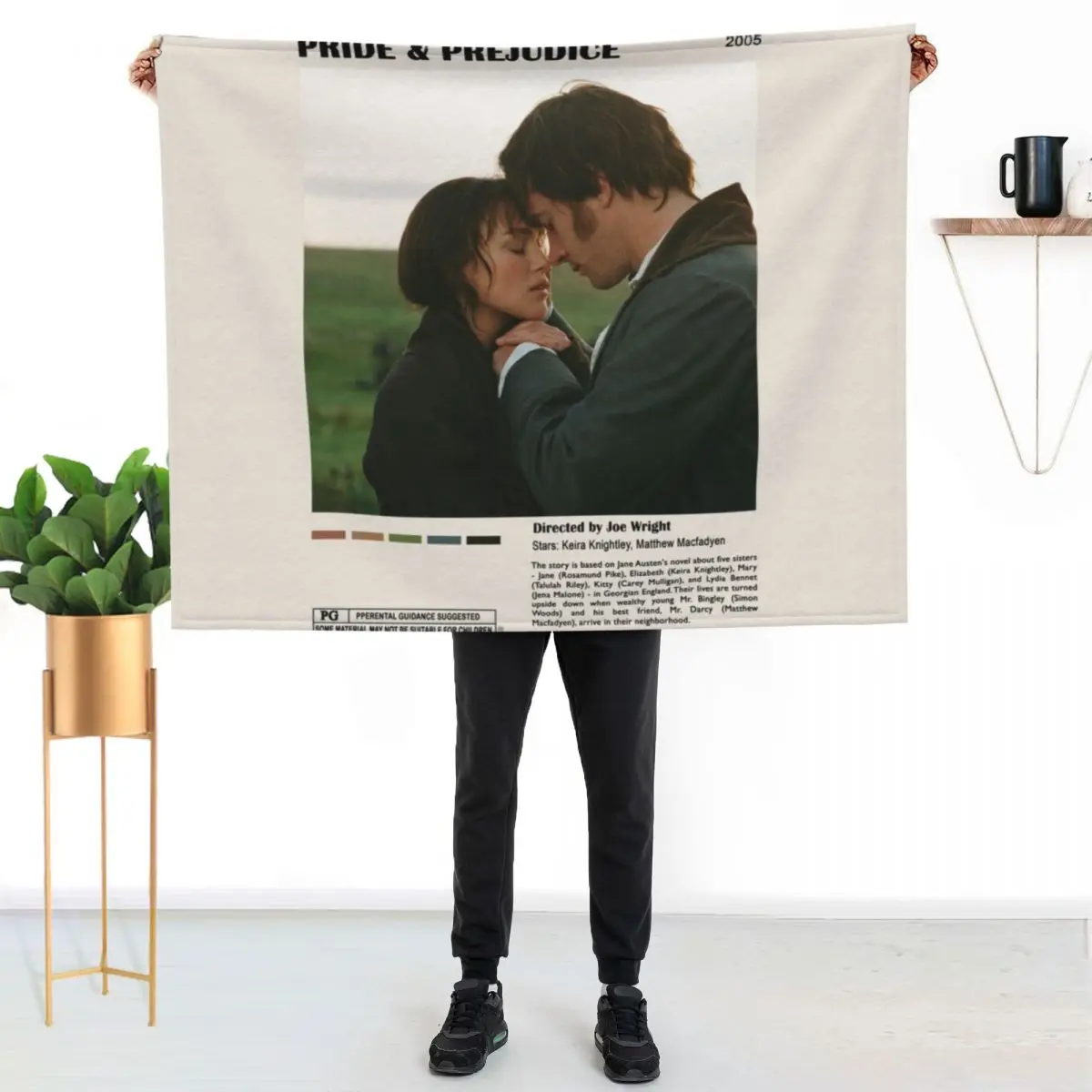 Movie Summary Poster Throw Blanket Flannel Fabric Luxury Thicken Luxury Flannels Hairy Luxury Throw Blankets
