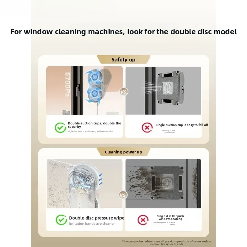 Window cleaning robot All-round base station version glass cleaning robot, household automatic water spray wet glass