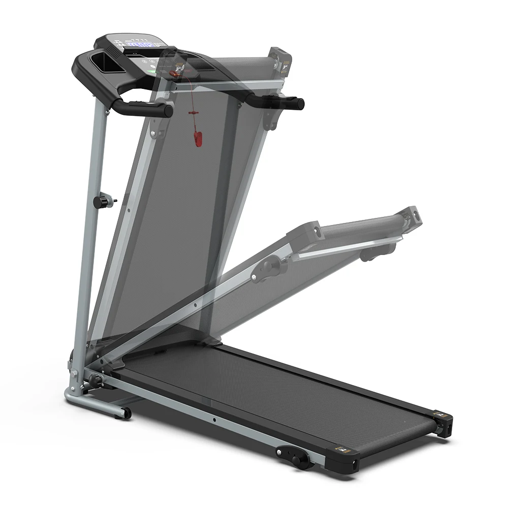 2.5HP Electric Foldable Treadmill Incline Motorized Fitness Gym Machine Running LED Display with Heart Rate Test Fitness