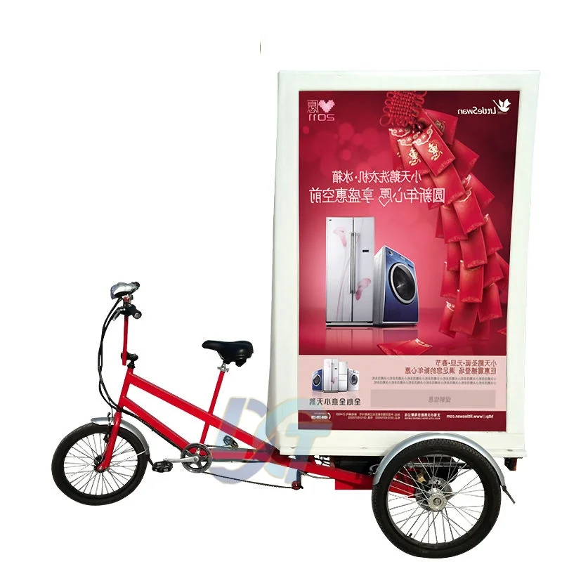 LED Light Advertising Bikes Can Use in Night advertising Tricycle Billboard Coffee Machine Bike