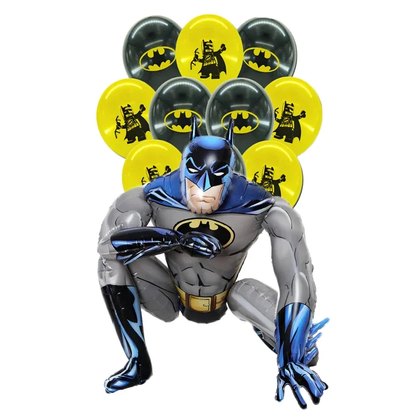 Ballons en aluminium 3D surdimensionnés 65*42cm Thème Super-Héros, Décorations de fête d'anniversaire Super-Héros, Cadeaux pour enfants, Jouets gonflables