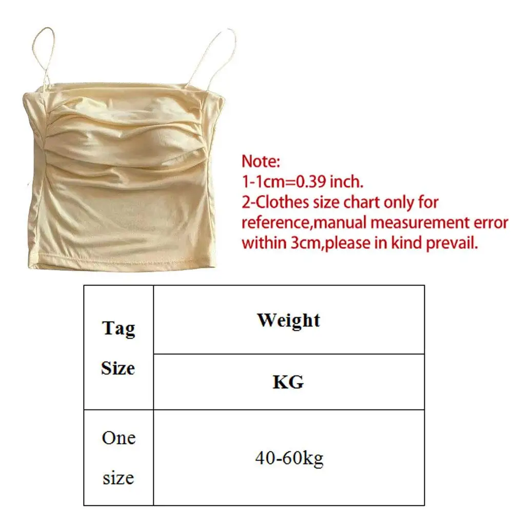 Letnie kamizelki Tank Topy damskie z wbudowanym biustonoszem Spaghetti Strap Tube Top Casual Woman Clothing Solid Color Cropped Top