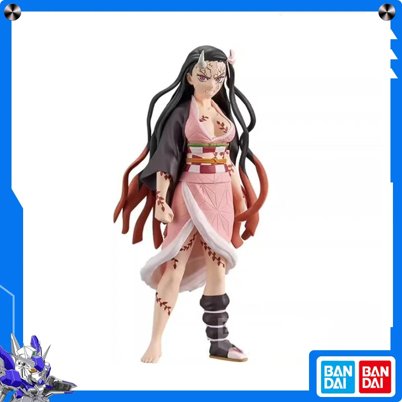 

Bandai Action Figures Model Demon Slayer Official Genuine Kamado Nezuko Fighting Goblin Style Anime Peripheral Model Sculpture
