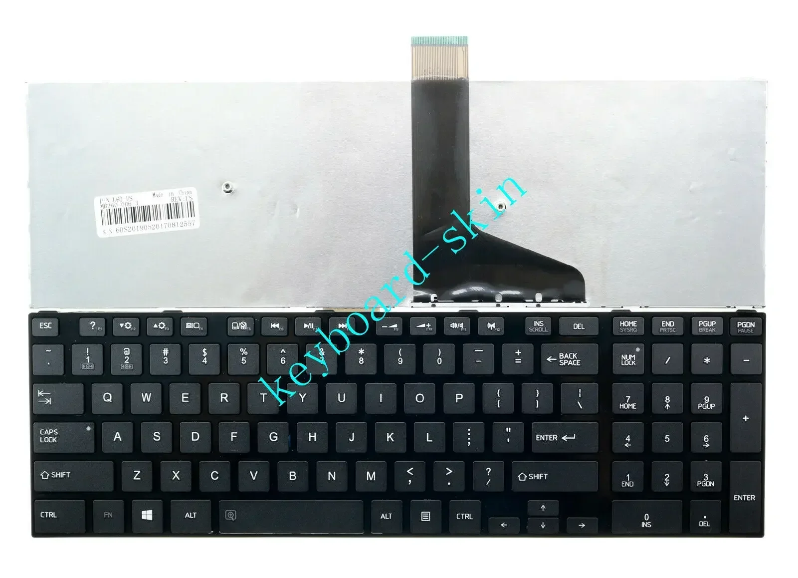 Novo teclado americano chiclet sem retroiluminação para toshiba satélite M50-A M50D-A M50-AT02S1 M50D-AT01S1 E50-A,E55-A,E55t-A,E55d-A