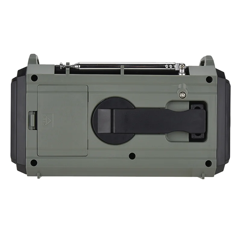 

M86K-905 FM Многодиапазонное радио Портативная зарядная банка с поддержкой солнечной зарядки Освещение Портативное радио Sos Alarm-A