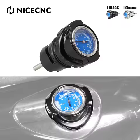 For Harley Sportster 883 XL883 2004-2008 Oil Dipstick w/ Thermometer Sportster 1200 Nightster XL1200N Iron 883 XL883N Forty-Eigh