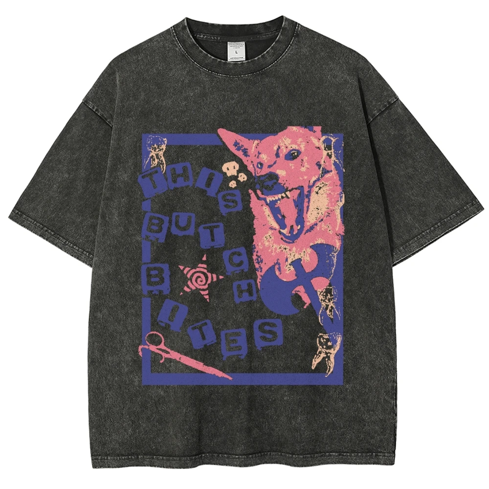 Unisex Fit Washed T-Shirt Vintage Unisex T-Shirt Retro Women Clothing y2k T-Shirt For Her 90s T-Shirt Streetwear Shirt