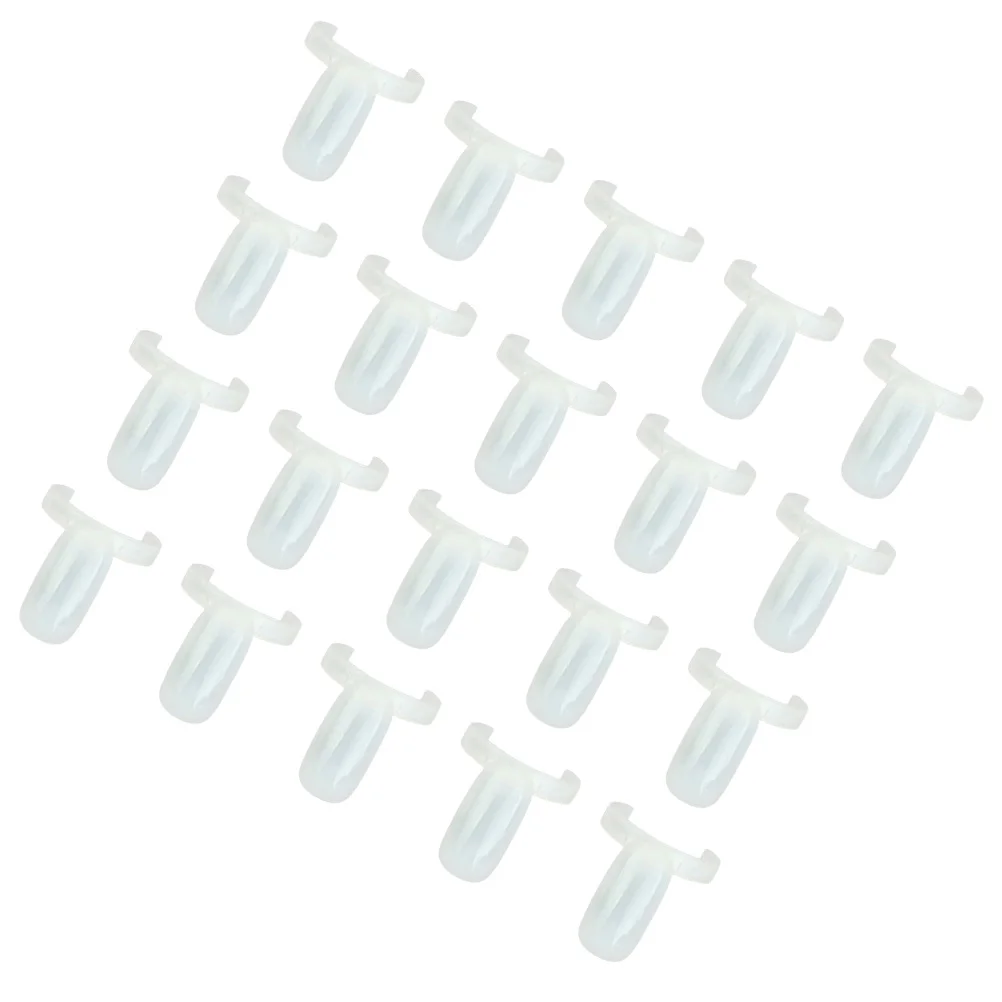 150pcs Nail Nail Tool Nail Display Board for Nail Salon (White) nail boards display ring for nail