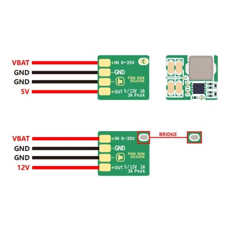 B03F BEC5V/2A 12V/3A Power Module 5V-12V Output for Development Board Project