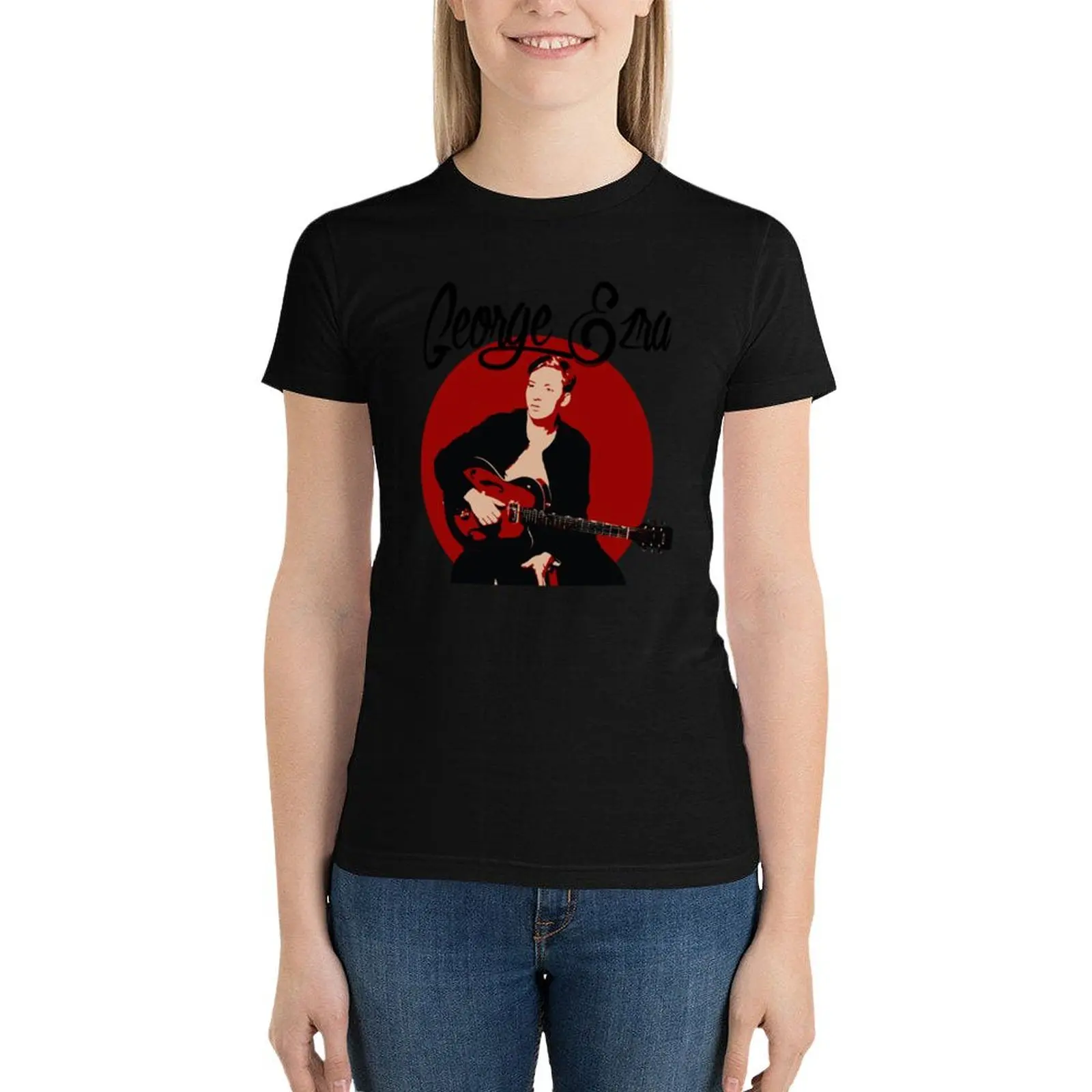 

George Ezra Music T-Shirt tops female cute tops anime clothes tops Women