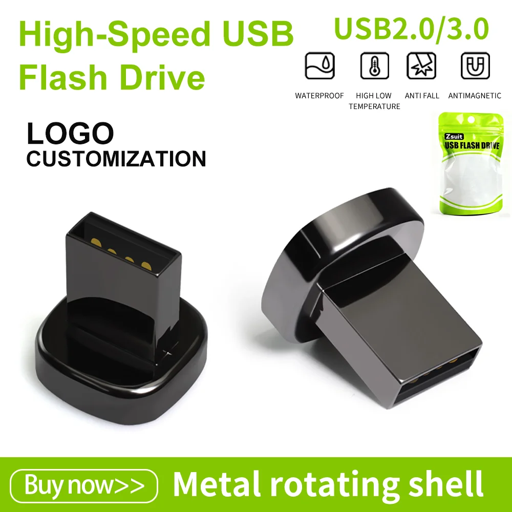 

2026 Nuevo modelo 2.0/3.0 Unidad flash USB Mini unidad USB para coche 64 GB Unidad USB tipo bolígrafo USB 3.0 de alta velocidad