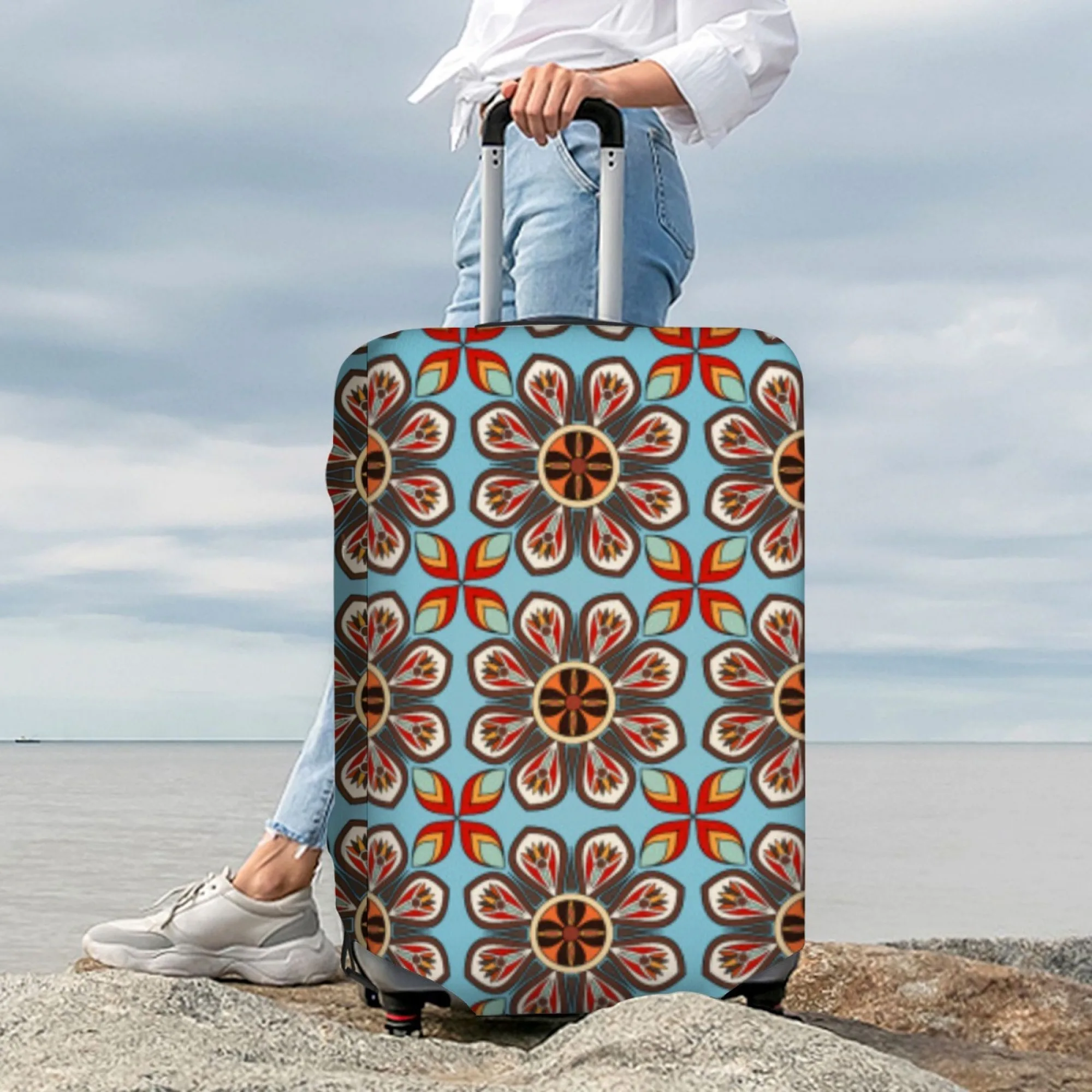 Durable Custom Luggage Skin Upload Your Travel Memory Art Suitcase case luggage cover Travel suitcases Luggage protective cover