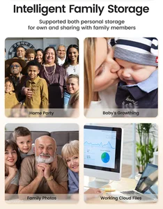 Orico 2.5/3.5" Server Penyimpanan Cloud Jaringan Nas Rumah Pribadi Cadangan Otomatis Casing Hard Disk Eksternal Casing Hard Disk Eksternal 8 rumah server penjualan terbaik - №