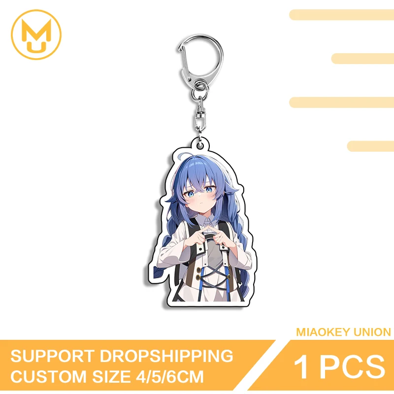 Roxy Cute Girl Car Keychain Advance Guard Fashionable Animelover Key Holder Transparent Creative Personality Amusing Jewelry