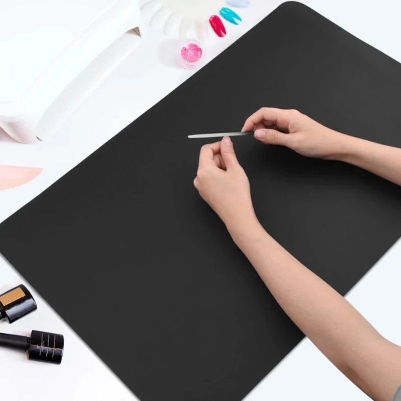 Soft, Foldable Table Mat – Waterproof, Scratch-Resistant, Easy-to-Clean PU Leather Desk Pad for Office and Portable Use - view 4