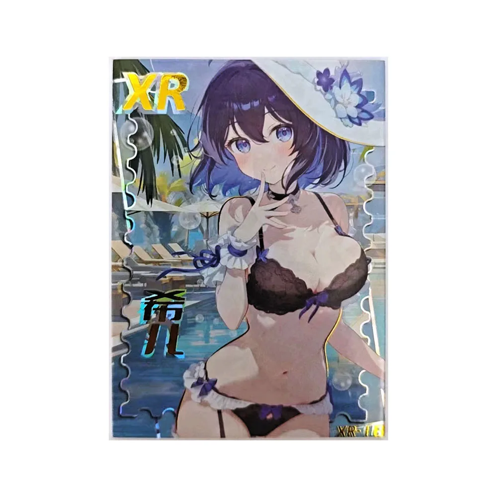 Anime Goddess Tales XR Yor Forger Barbara Kamisato Ayaka Paimon Boys Games Toys Collectible Cards Birthday Gifts Board Games