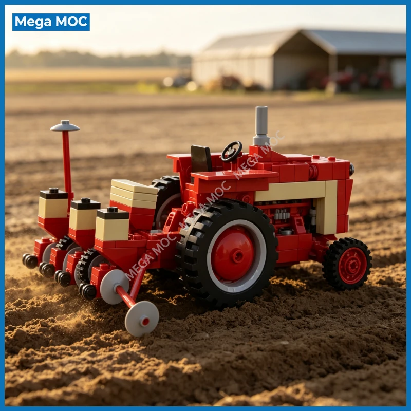 Agriculture Farming Details - Trattore Agricolo Piantatrice di Mais, Blocchi