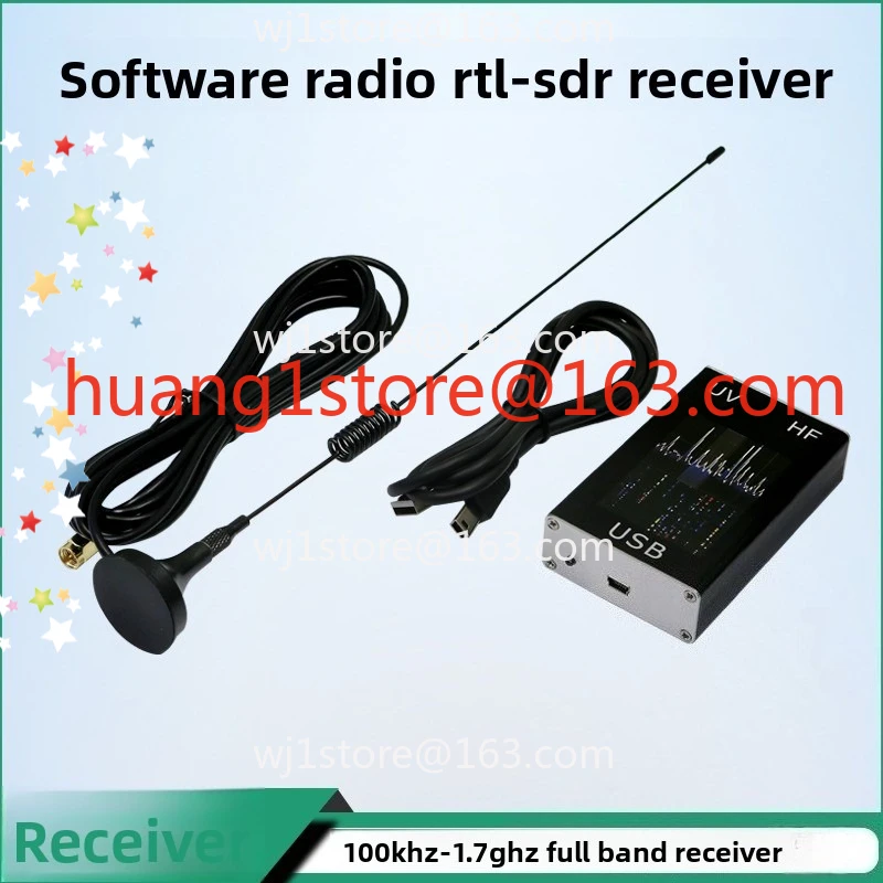 100KHz-1.7GHz Software Radio Broadband Receiver RTL-SDR Receiver