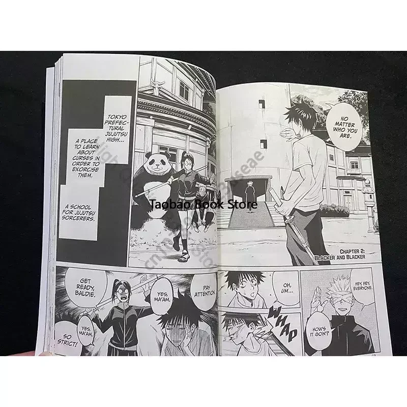 Libro de Manga con 1 volumen, Jujutsu Kaisen, Japón, jóvenes adolescentes, fantasía, ciencia, misterio, Suspense, cómic en inglés