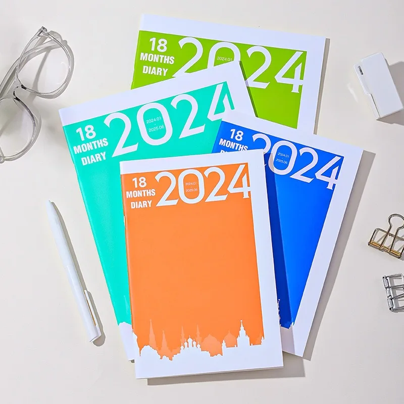 週次プランナーのノートブック,自己植木鉢,管理メモ帳,効率的手動,2年間,2022, 2024-2025