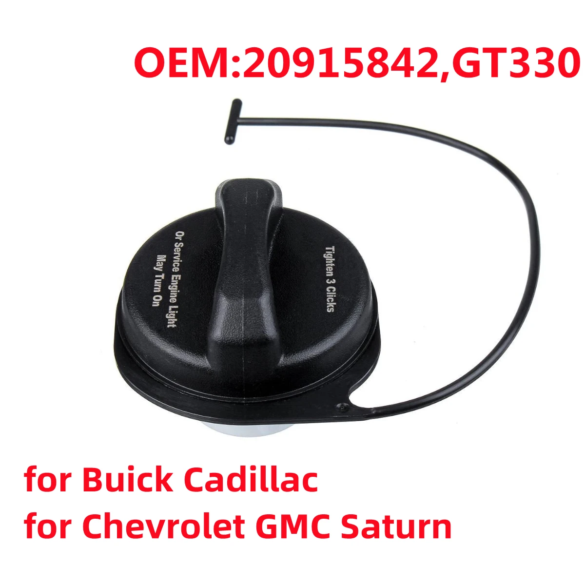 20915842 GT330 Car Fuel Gas Tank Cover Oil Filler Cap for Buick Cadillac Chevrolet GMC Saturn 2004-2013