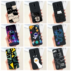 For LG G7 ThinQ Case G710 LM-G710 Soft Silicone Phone Case Cute Cat Space Man Shockproof For LG G7 ThinQ Back Cover Funda Coque