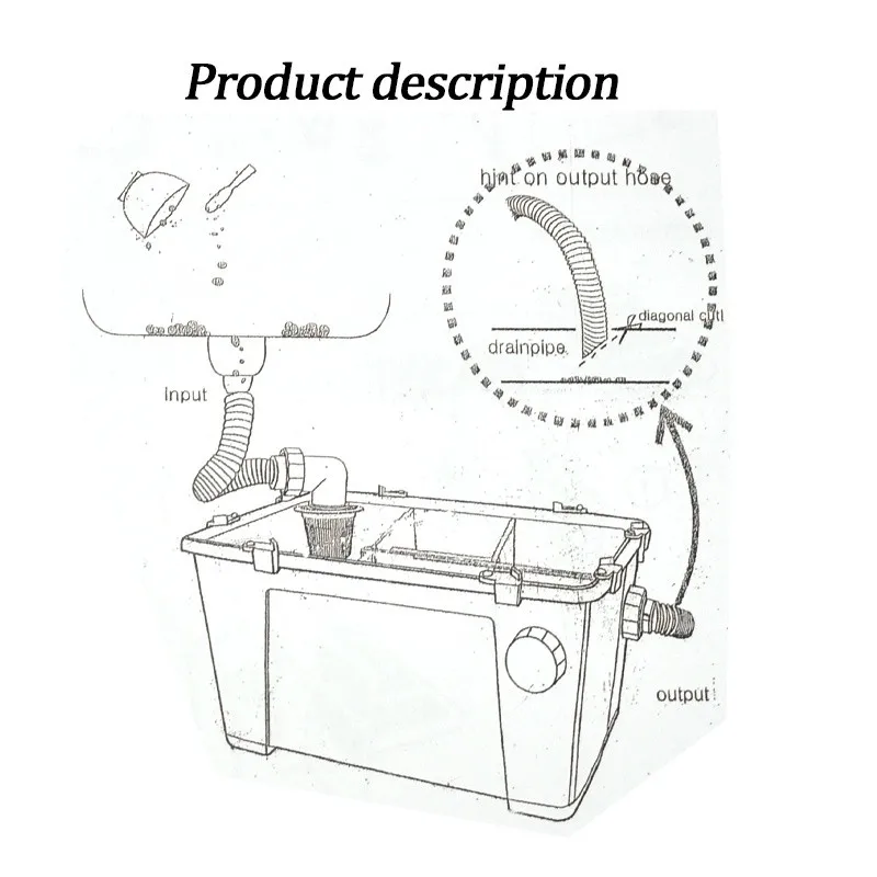 Dental Gypsum Filter Stone, Plaster Powder Trap Sediment Tank for Gypsum Waste Water Filtration, Easy Clean Lab Tool