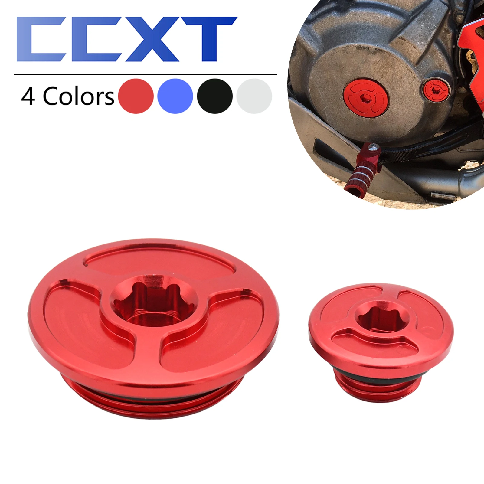 CNC Engine Timing Plugs Bolts Crankcase Cover For CRF250R CRF450R CRF 150R 450X CRF1000L For Honda XR 650L XR650L 1993-2022