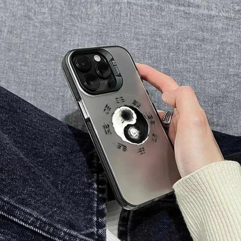 

Simple pattern design phone case for iPhone 16 15 14 13 12 11 Pro/ Max/Plus shock-proof rear cover anti-fingerprint