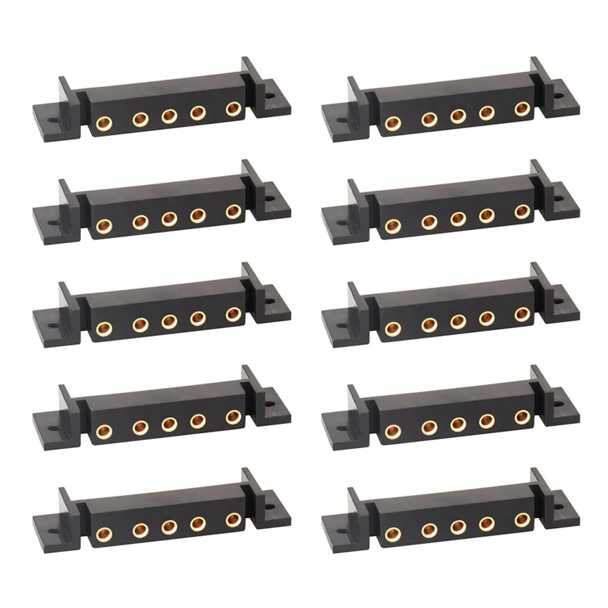 AA80 10pcs V Mount Battery Plate 5-Pin Female Contacts Terminal Parts for Camera BP Batteries DIY Replacement Connector Kit