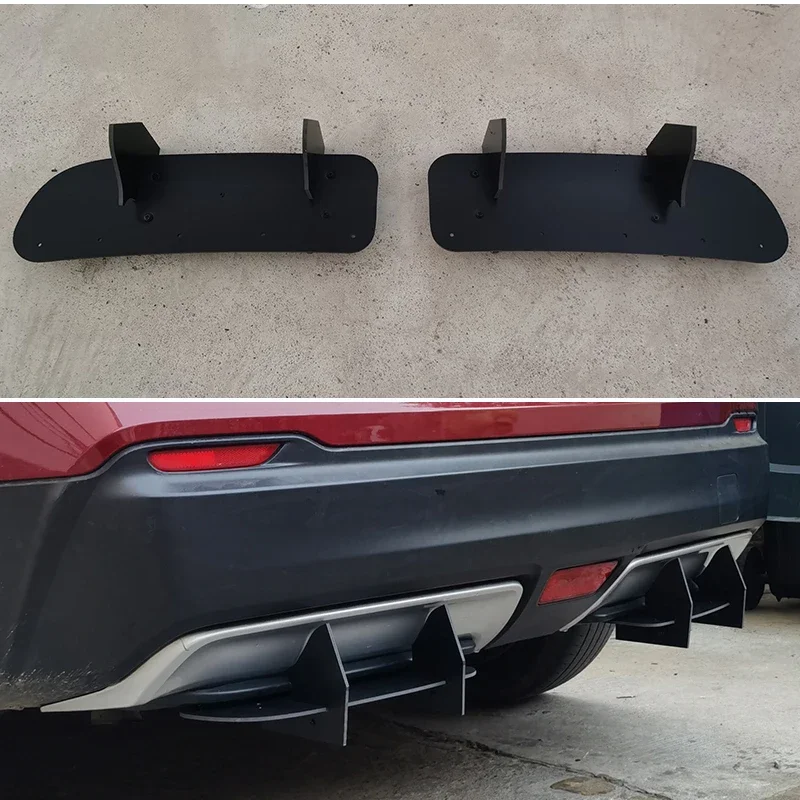 For Nissan Qashqai 2016 2017 2018 2019 Accessories Fin Diffuser Splitter Spoiler Rear Bumper Lip Body Kit