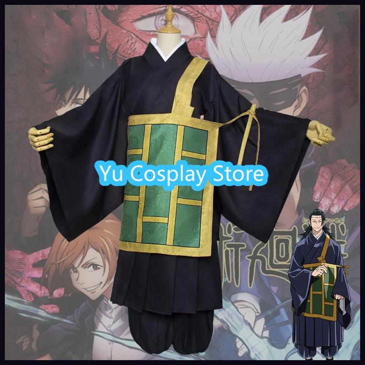 Anime Getou Suguru Cosplay Costume Japanese Monk Outfits Adult Fancy Suit Halloween Carnival Uniforms Custom Made