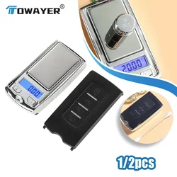 1Pc Portable Mini Digital Pocket Scales 200g/100g 0.01g for Gold Sterling Jewelry Gram Balance Weight Electronic Scales