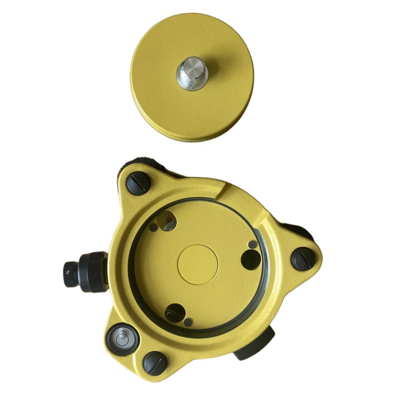 Yellow Optical Plummet Tribrach & Adapter Carrier For Total Station Prism GPS GNSS install surveying