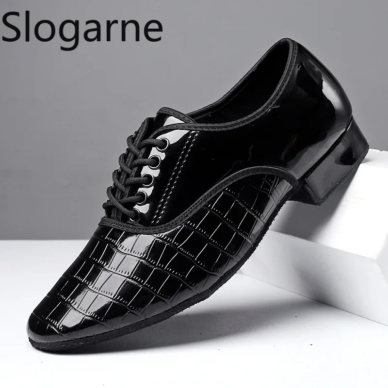 Men Soft Leather Modern Ballroom Dance Shoes Latino Male Jazz Latin Shoes Man Teacher Trainning Yoga Dancing Footwear Sneakers