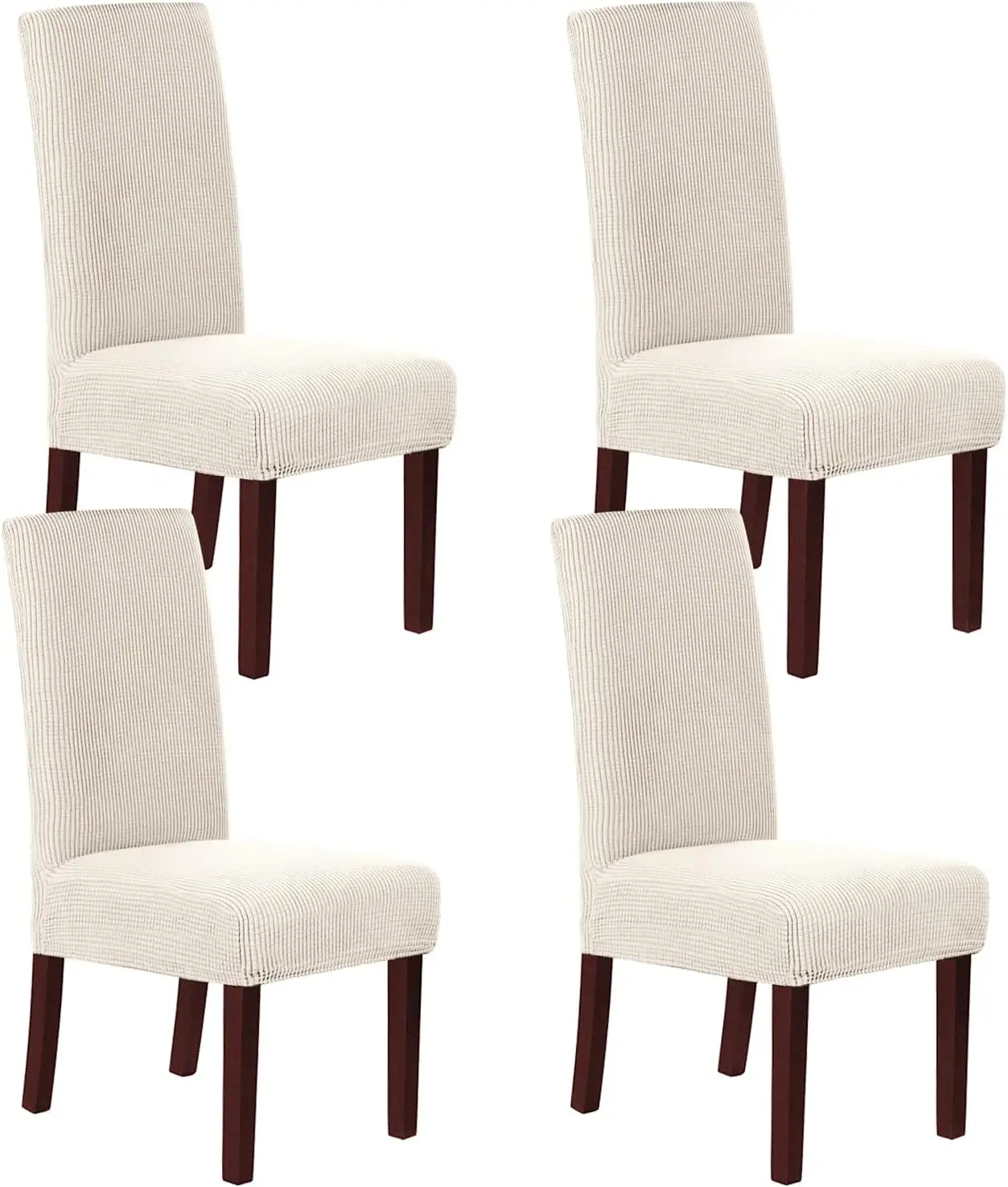 

Stretch Dining Chair Covers Set Of 4 Chair Covers For Dining Room Parsons Chair Slipcover Chair Protectors Covers Dining,