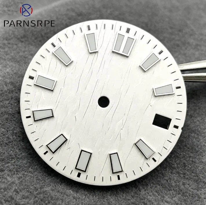 メンズ-nh35-ダイヤル-285mm-無菌発光ダイヤル-新しいホワイトクラックルドロードファッションクールダイヤルアクセサリー