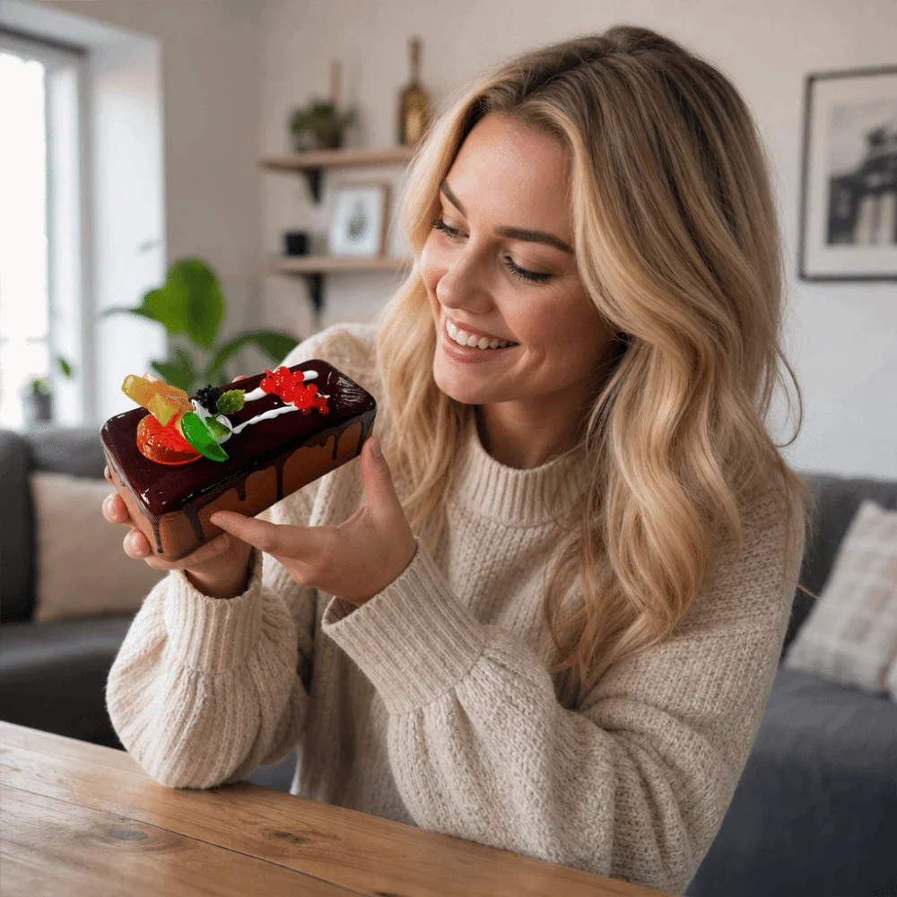 Creative Fruit Cake Squeezed Anxiety Relief Super Soft Slow Rebound Fidget Kneading Comfortable Simulation Bread Squishy